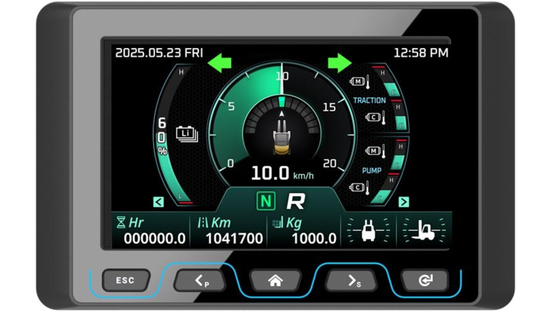 40B-9 LCD Display