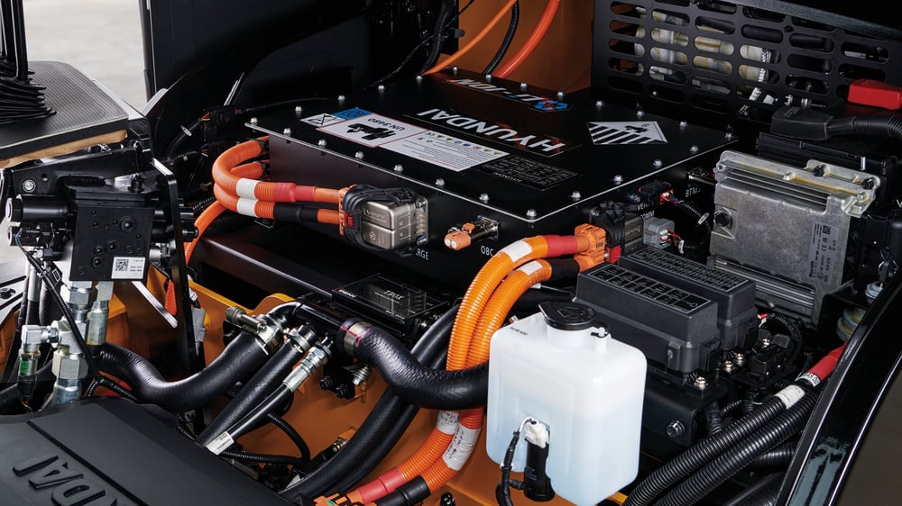 Hyundai 40B-X — elektrisch heftruck 4.000 kg detail 4