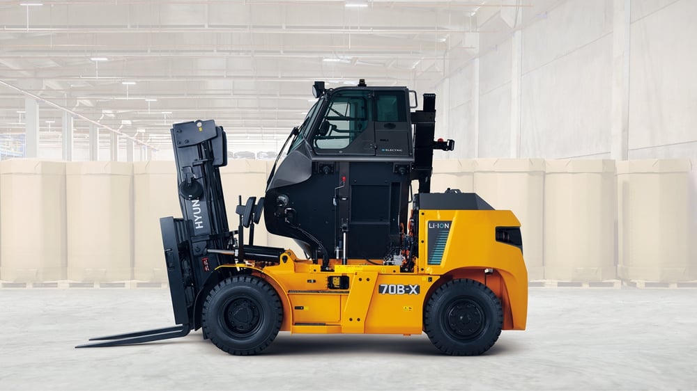 Hyundai 90B-X — elektrische heftruck 9 ton