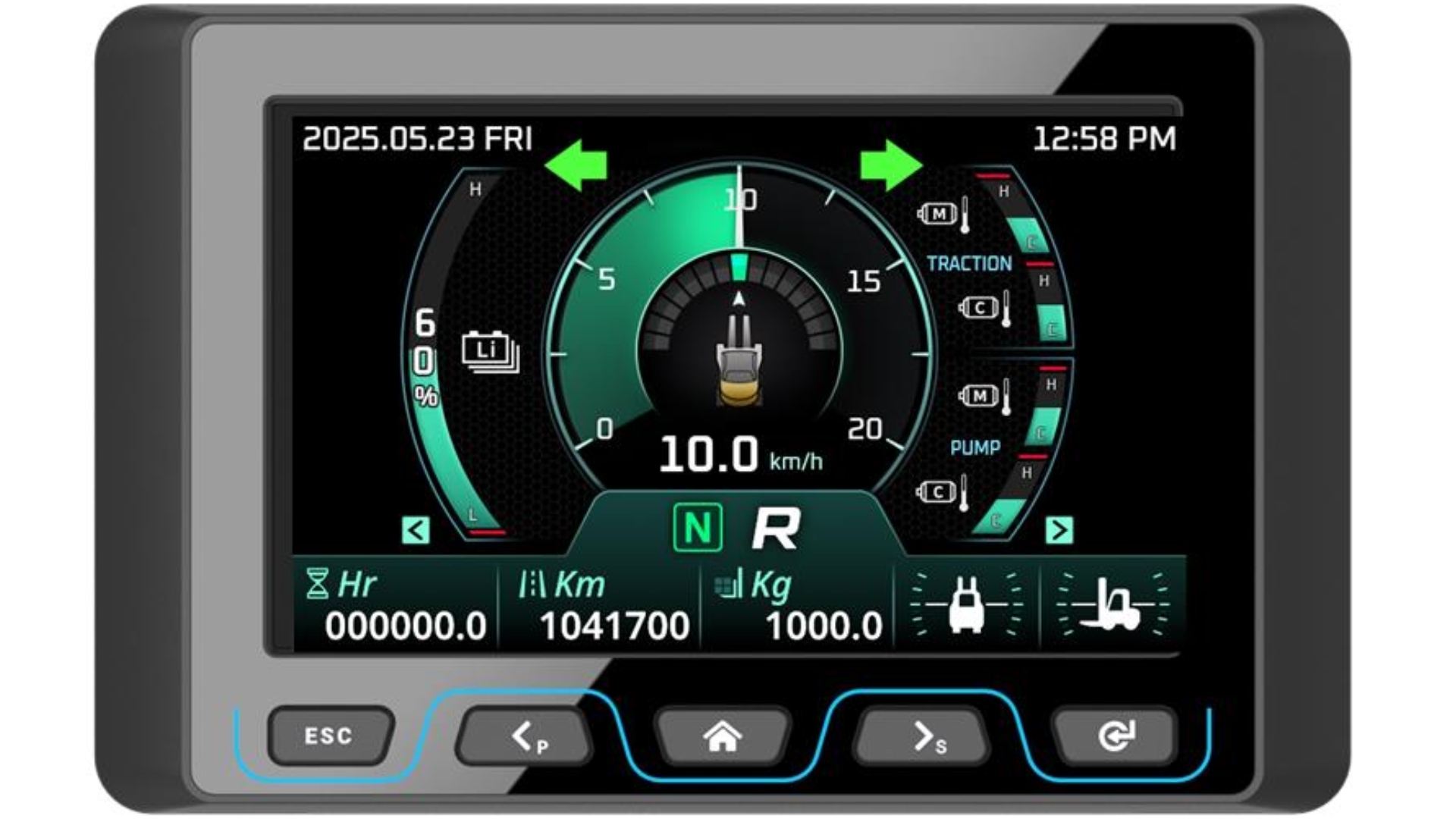 40B-9 LCD Display